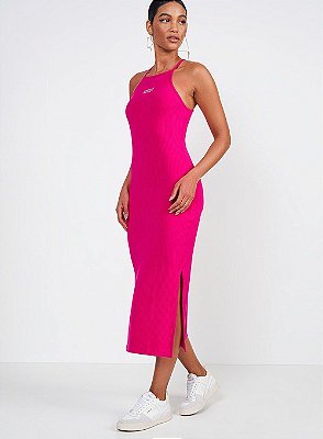 VESTIDO COLCCI CANELADO - ROSA PINK ROBIN