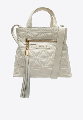 BOLSA SCHUTZ TOTE MIRELLA PEQUENA- BRANCO