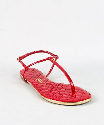 RASTEIRA SANTA LOLLA VERNIZ - VERMELHO