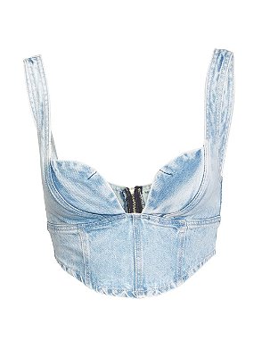 TOP FORUM JEANS RECORTES