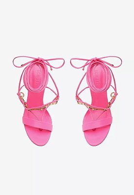 SANDALIA SCHUTZ HANNYA MULTIMATERIAL - PINK