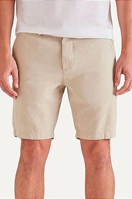 BERMUDA RESERVA CASUAL LINHO II- KHAKI