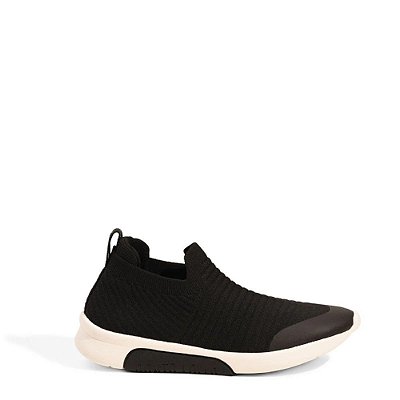 TENIS SANTA LOLLA SLIP ON KNIT - PRETO