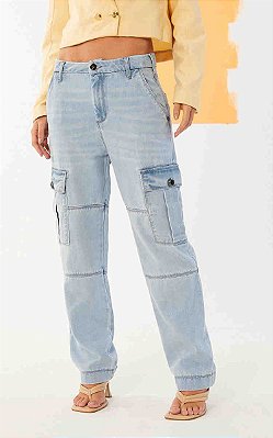 CALÇA OPEN LARA - INDIGO