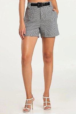 SHORT SLY WEAR PIED POULE COM BOLSO
