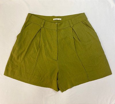SHORT DRESS TO LINHO ALFAIATARIA PREGAS - VERDE