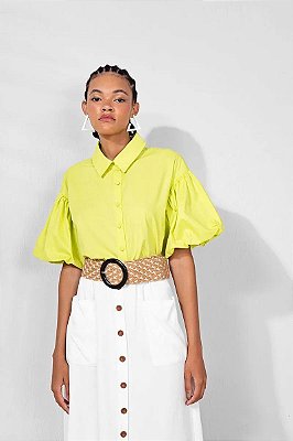 BLUSA SLY WEAR DE MANGAS BUFANTES
