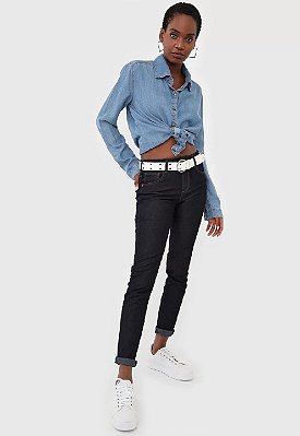 CALÇA FORUM JEANS MARISA CIGARRTE - INDIGO