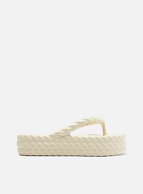 SANDALIA BRIZZA MARROCOS FLATFORM- OFF WHITE