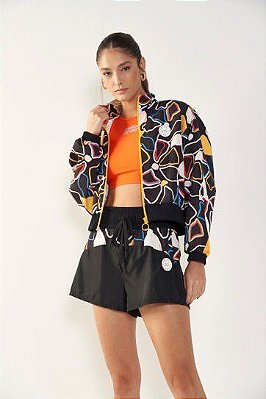 JAQUETA COLCCI NYLON ESTAMPADA - VARIANTE
