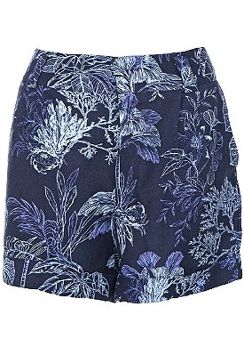 SHORT LINHO DRESS TO IARA - AZUL MARINHO