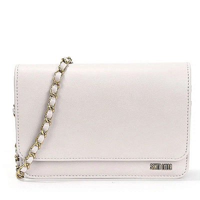 BOLSA SANTA LOLLA TRANSVERSAL ALCA REMOVIVEL- BRANCO