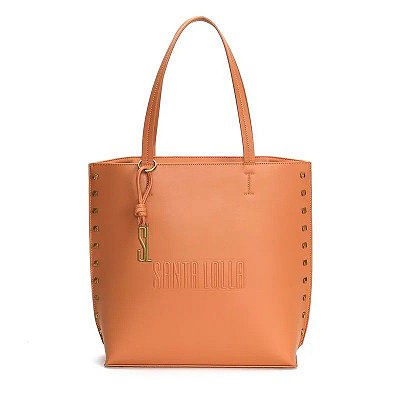 BOLSA SANTA LOLLA SHOPPER ATANADO- COGNAC
