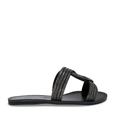 RASTEIRA SANTA LOLLA CRISTAL STRASS - PRETO