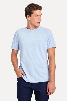 CAMISETA RESERVA MESCLA ANGELIM - AZUL HORTENCIA