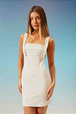 VESTIDO COLCCI SPORT CANELADO - OFF SHELL