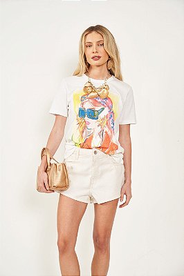 CAMISETA COLCCI ESTAMPADA - OFF SHELL