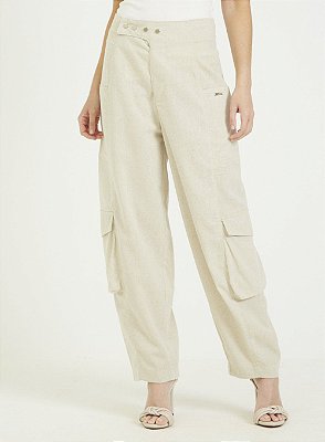 CALÇA FORUM - BEGE ITALIAN