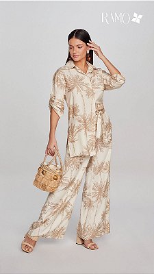 CALÇA RAMO SELVAGEM PANTALONA - ESTAMPADA