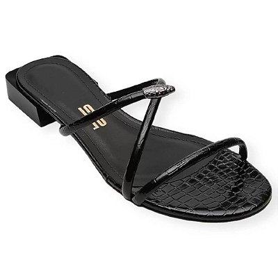 RASTEIRA SANTA LOLLA CROCO - PRETA
