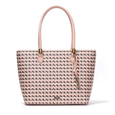 BOLSA SANTA LOLLA SHOPPER RISCO CUBOS GRANDE - BAKED