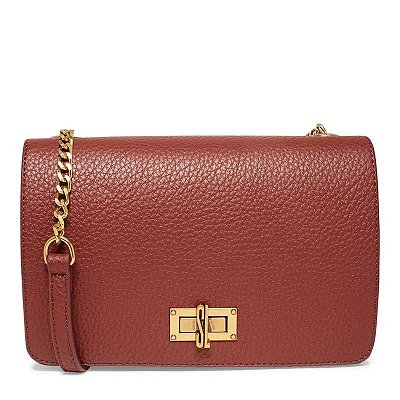 BOLSA SANTA LOLLA TRANSVERSAL PEQUENA - MARROM