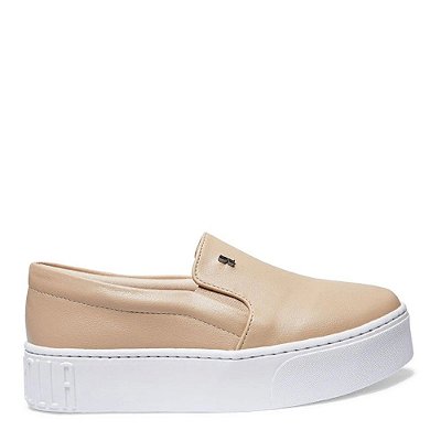 SANTA LOLLA SLIP ON BEGE FLATFORM - LUX BISTRO