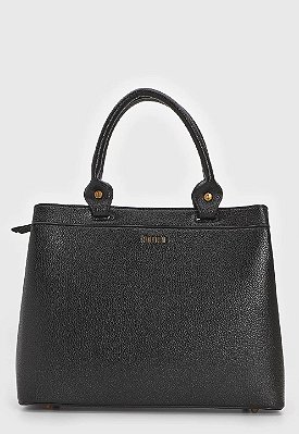 BOLSA SANTA LOLLA TOTE TIRACOLO ESTRUTURADA GRANDE - PRETO