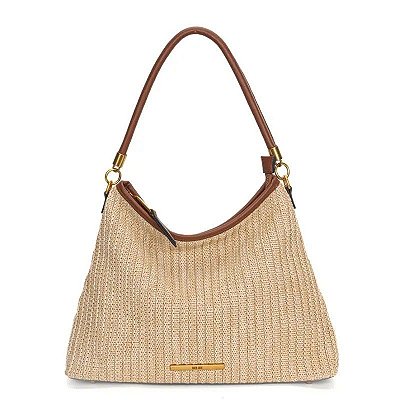 BOLSA SANTA LOLLA HOBO PALHA ALÇA OMBRO MEDIA - CASTOR