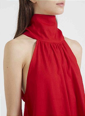 BLUSA LINHO FORUM - VERMELHA SPARKLE