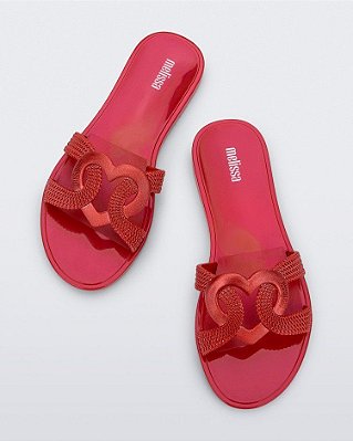 SANDALIA MELISSA SOULMATE SLIDE - VERMELHO