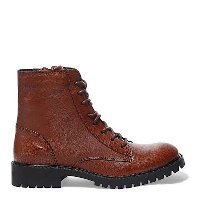 BOTA SANTA LOLLA COTURNO COURO TRATORADA CADARÇO - PINHAO