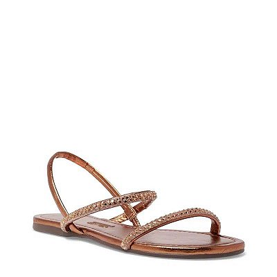 SANDALIA RASTEIRA SANTA LOLLA  METALIZADA - BRONZE