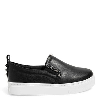 TENIS SLIP SANTA LOLLA FLOATER LUX-PRETO