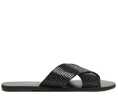 SANDALIA RASTEIRA ANACAPRI CAMURCA SUEDE SOFT - PRETO