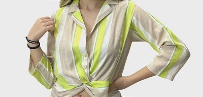 BLUSA RAMO SELVAGEM -VERDE LIMA