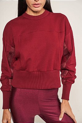 BLUSÃO COLCCI MOLETOM - BORDO BLOODSTON