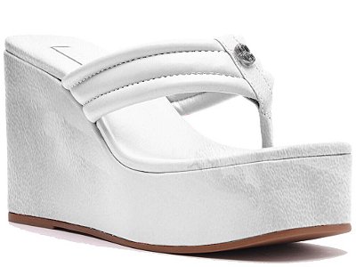 SANDALIA FLATFORMA SCHUTZ DOURADO Lojas Trend