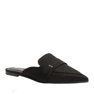 MULE SANTA LOLLA TECIDO COPACABANA BICO FINO - PRETO