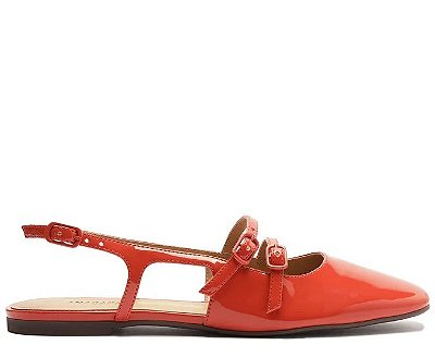 SAPATILHA ANACAPRI SLINGBACK BICO QUADRADO -VERNIZ ANGELLI