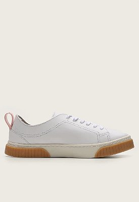 TENIS SANTA LOLLA COURO CONFORT BRANCO