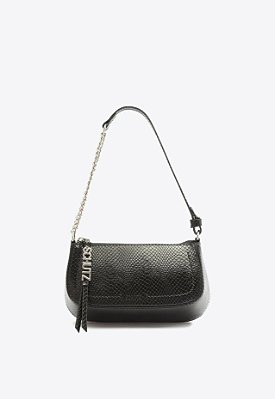 BOLSA SCHUTZ SNAKE TINA PRETO