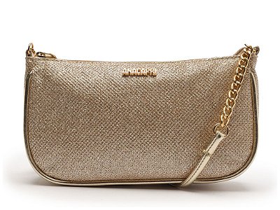 BOLSA ANACAPRI MEDIA LUMINOCOLOR METALLIC OURO LIGHT COBRE