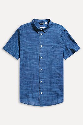 CAMISA RESERVA MANGA CURTA FLAME LEVE MARINHO