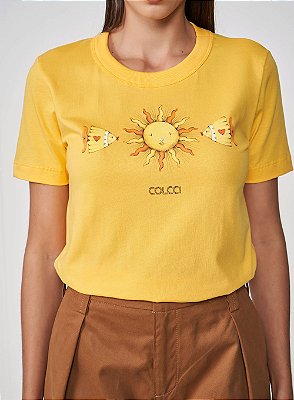 CAMISETA COLCCI AMARELO MACAO