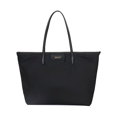 BOLSA SANTA LOLLA SHOPPER NYLON PB PRETO BRANCO
