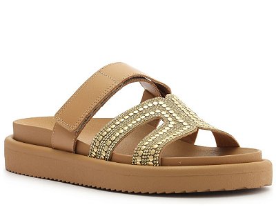 PAPETE TIRA H STRASS BEGE