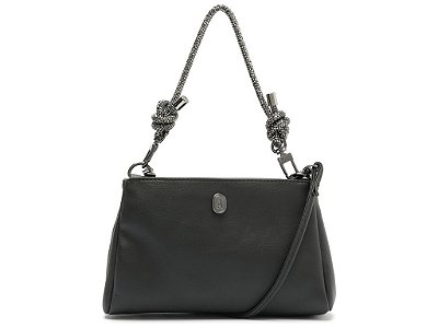 BOLSA ANA CAPRI TIRACOLO PEQUENA ALCA STRASS PRETA PRETO