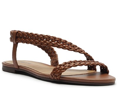 SANDALIA ANA CAPRI TIRA TRANCADA MARROM MARROM