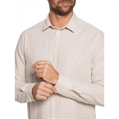 CAMISA RESERVA LINHO PIENZA - NATURAL